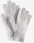 NWT CHARTER CLUB Luxury 100% Cashmere GLOVES Touch Screen GREY OS MSRP