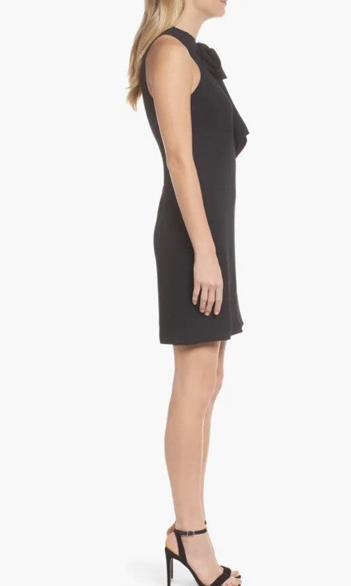 Vince Camuto Tie Neck a-line Dress black Size 8
