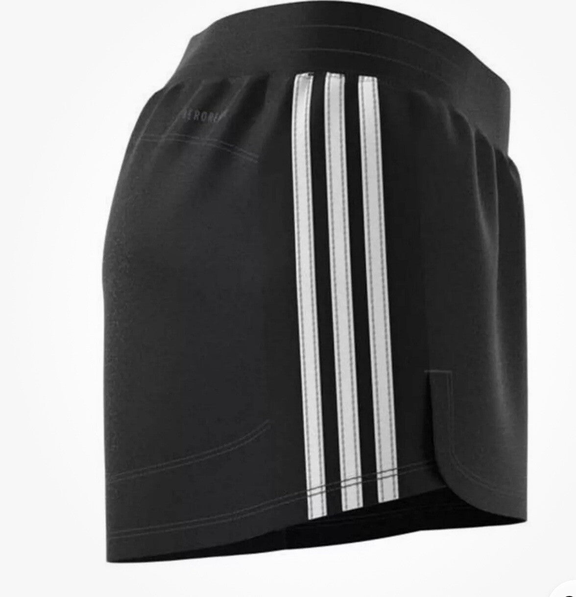Adidas Aeroready Women’s Pacer 3-Stripes Woven Gym Running Shorts Sz XS MSRP $25