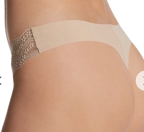 b.tempt'd by Wacoal B. Bare Thong Underwear 976267 Natural XL/8