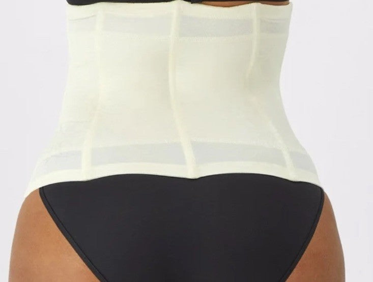 Maidenform Sz XL Firm Control Instant Slimmer Waist Trainer FL6868 Ivory