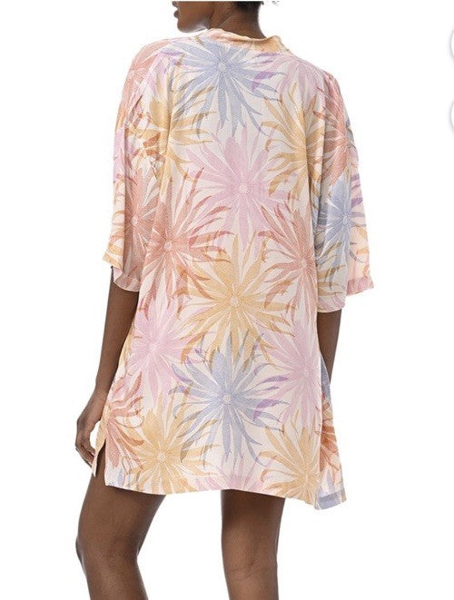 Splendid Women's 3-Pc. Robe, Tank Top & Shorts Sleep Set - Daisy Days, Small