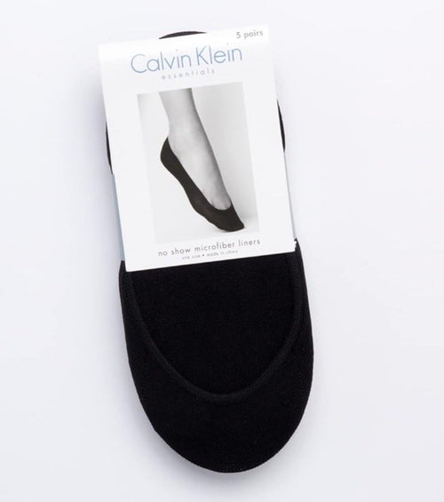Calvin Klein Women’s Socks – Lightweight No Show Liners (5 Pack)