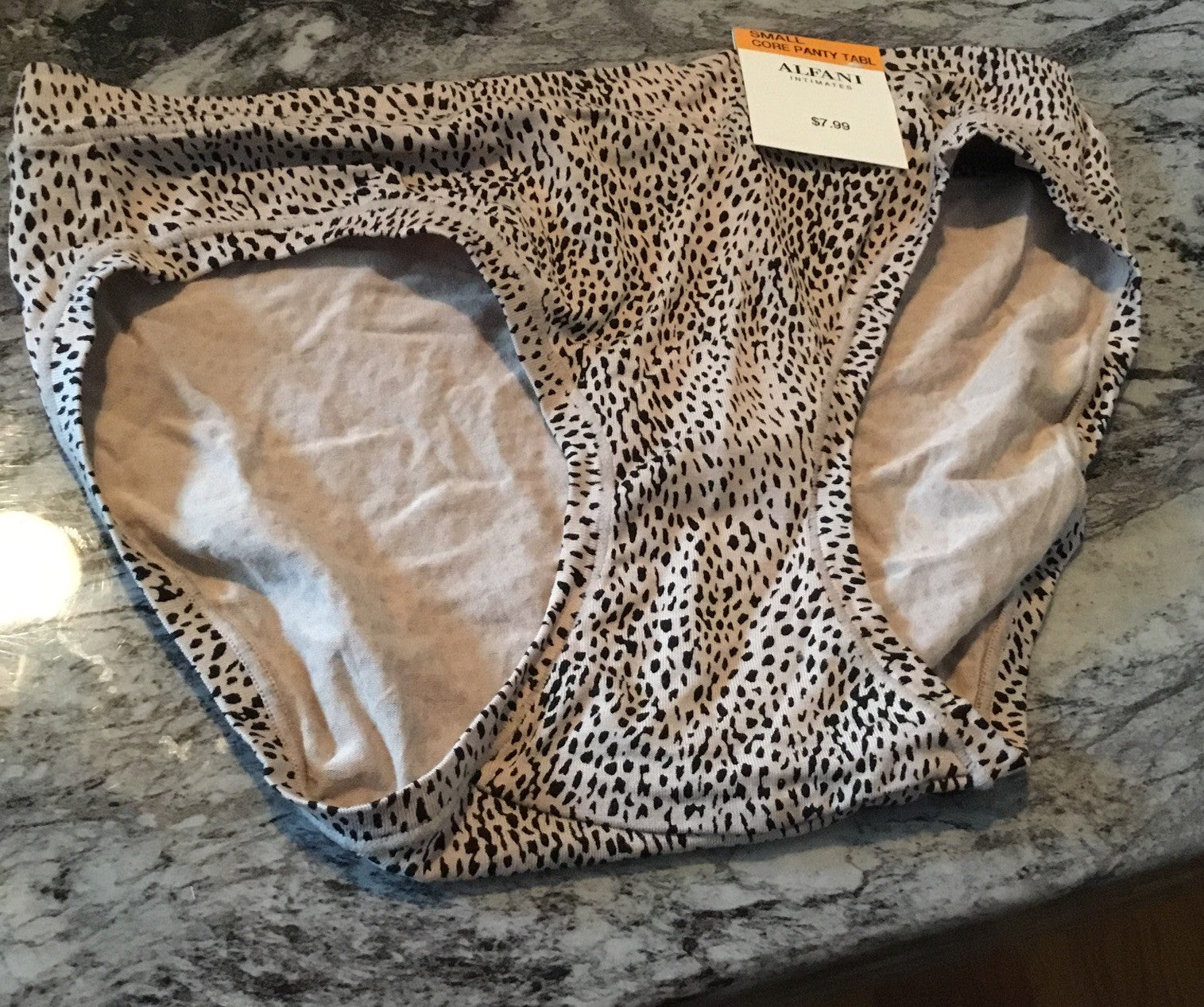 Alfani Bikini-Style Panty Cheetah Modal/Elastane, S