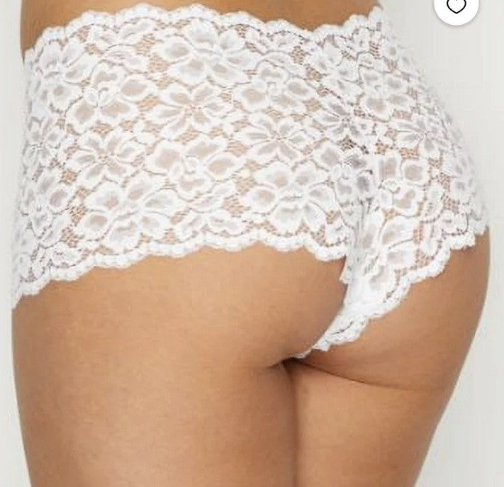 Maidenform Casual Comfort Lace Boyshort Underwear DMCLBS White XL 8