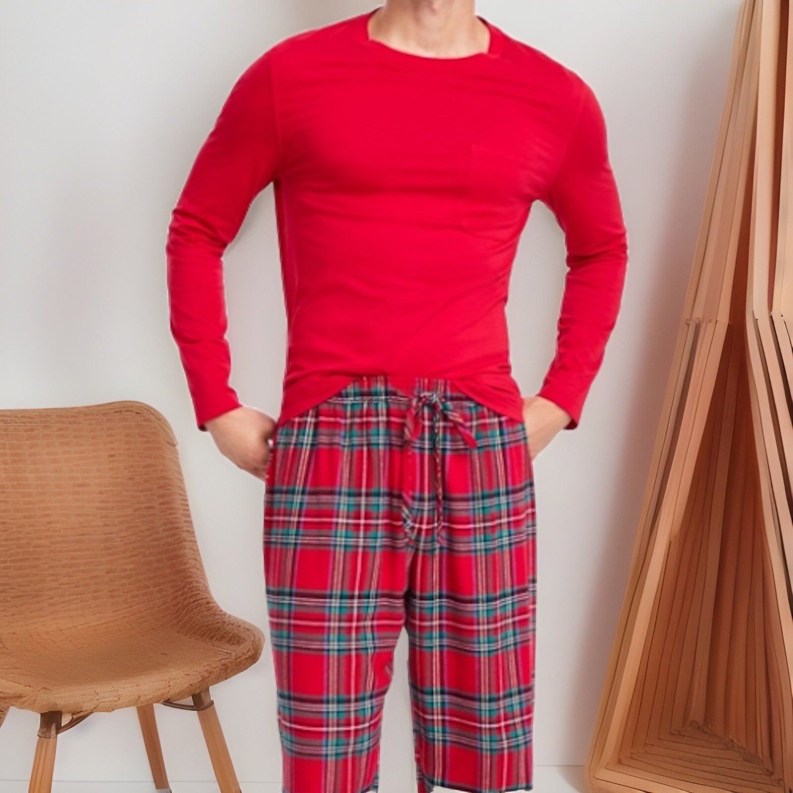 Family Pajamas  Women’s Mix It Brinkley Plaid Family Shirt Only S