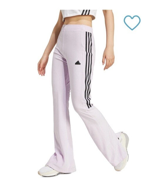 adidas Women's Tiro Ribbed Velour Flared Leggings XS