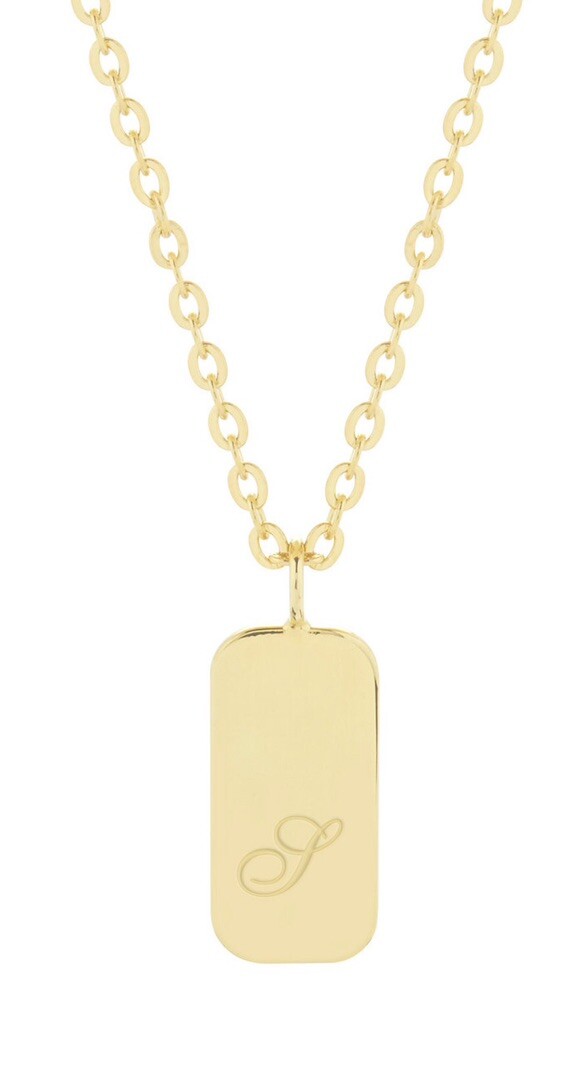 Brook & York Women’s Sloan Initial Pendant Necklace Letter S