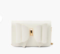 JANE OVERFLAP BOW CROSSBODY BAG WHITE