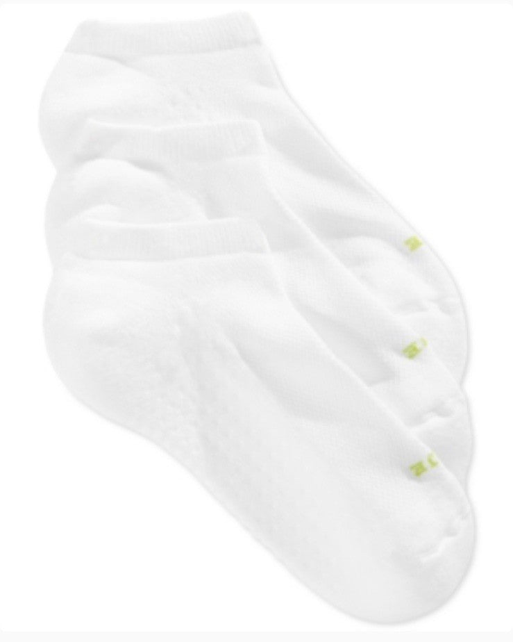 Hue Women's Air Cushion No Show 3 Pack Socks  Shoe Size 4-11