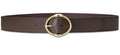 Lauren Ralph Lauren Women's Leather Wide Belt Large Brown XL