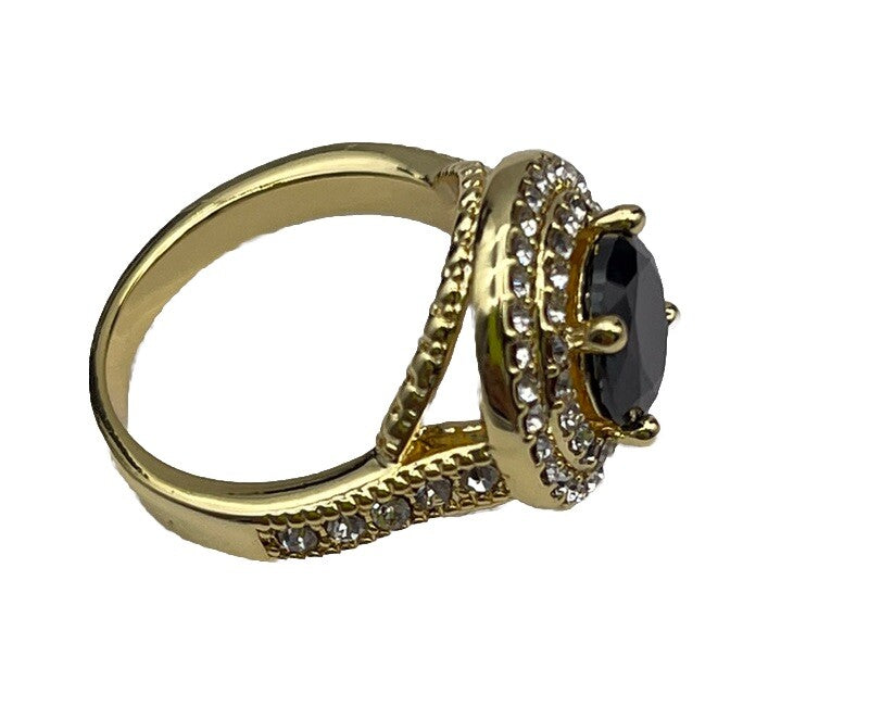 Charter Club Cubic Zirconia Gold Plated Ring Size 6