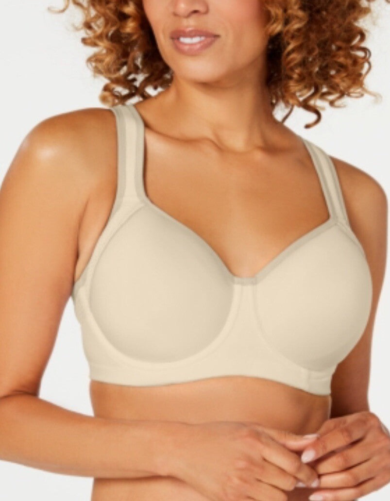 Wacoal 853302 Lindsey Sport Contour Underwire Bra 38G Beige