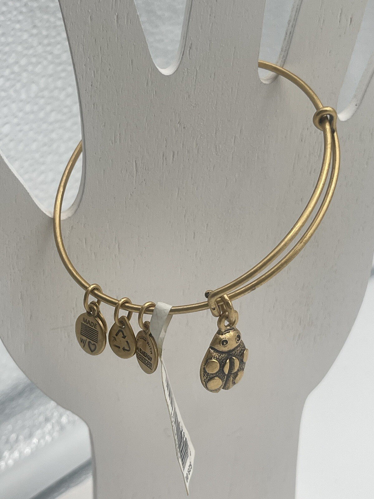 Alex and Ani Expandable Bangle Bracelet,  Lady Bug Energy 