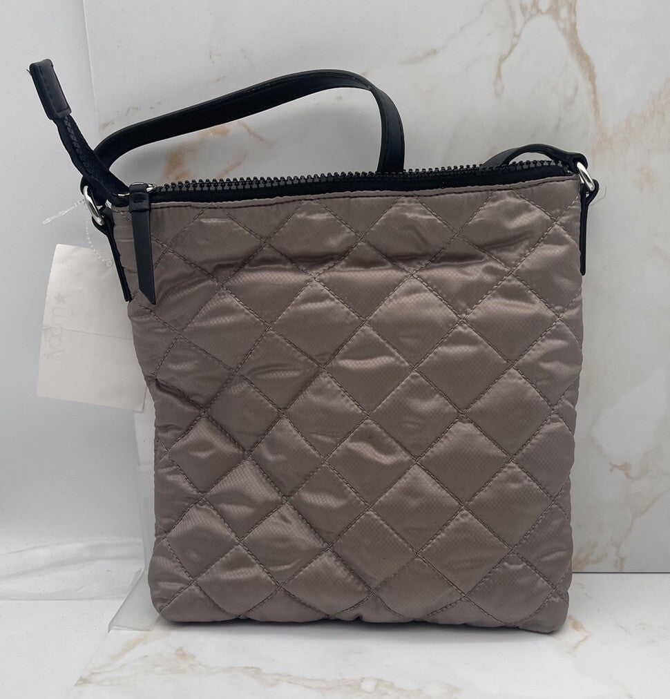 DKNY Maya Quilted Crossbody Brown And Black 