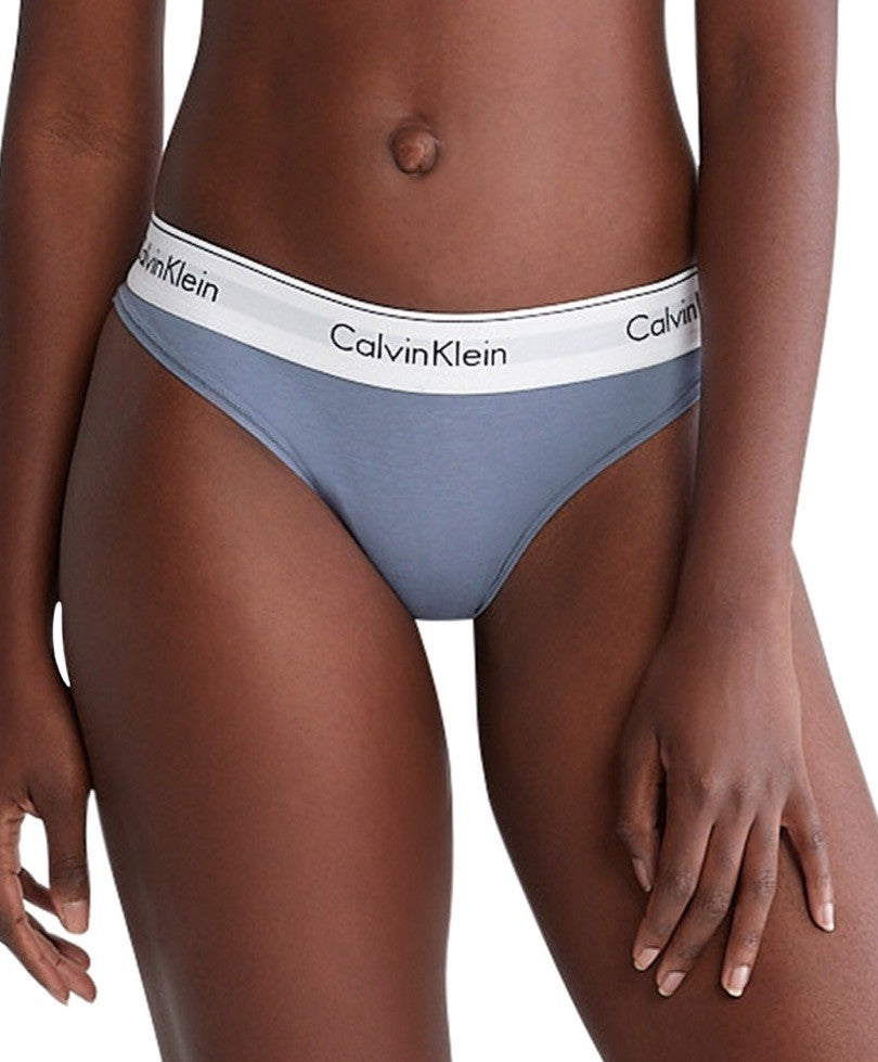 Calvin Klein Modern Cotton Calvin Klein Women's Modern Cotton Bikini Blue L