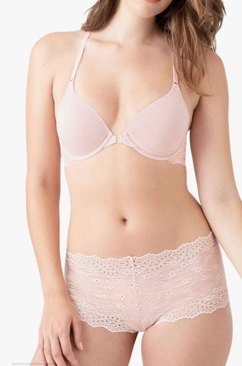 b.tempt'd by Wacoal Women's Inspired Eyelet Front Close Bra 953219 38D
