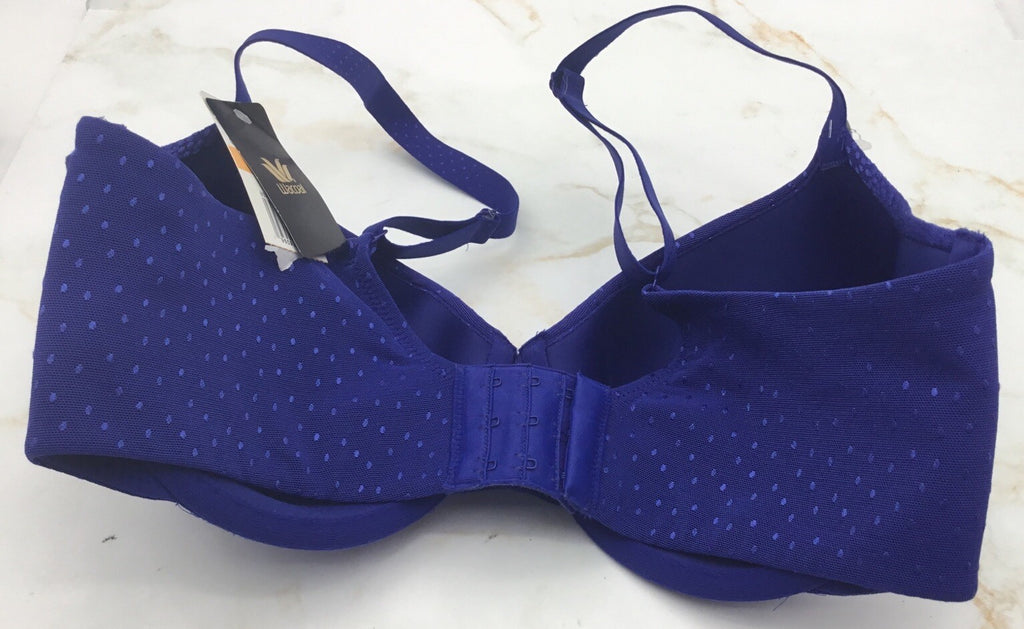 NWOT Wacoal 34DD Back Appeal T Shirt Bra 853303 Blue 110430