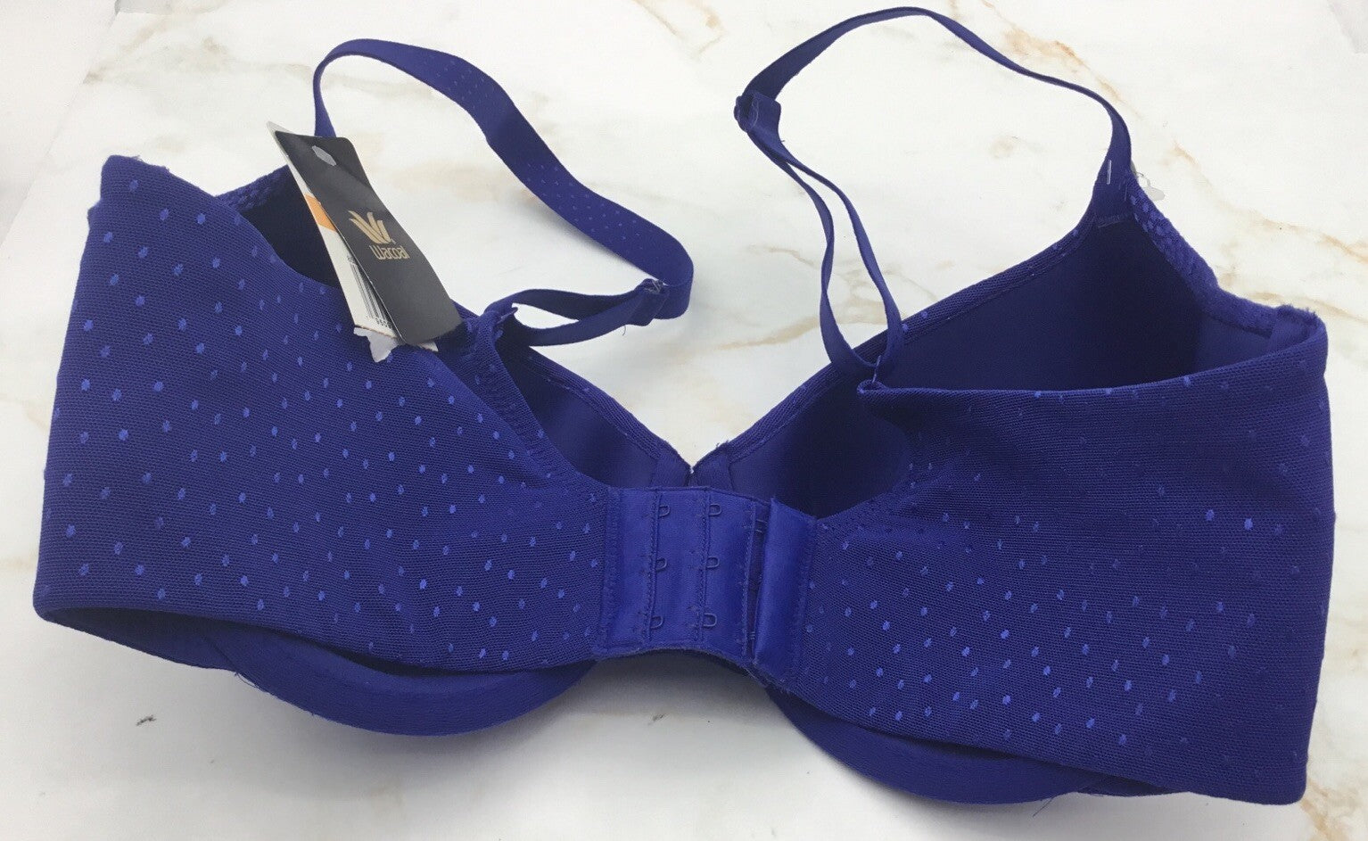 NWOT Wacoal 34DD Back Appeal T Shirt Bra 853303 Blue 110430