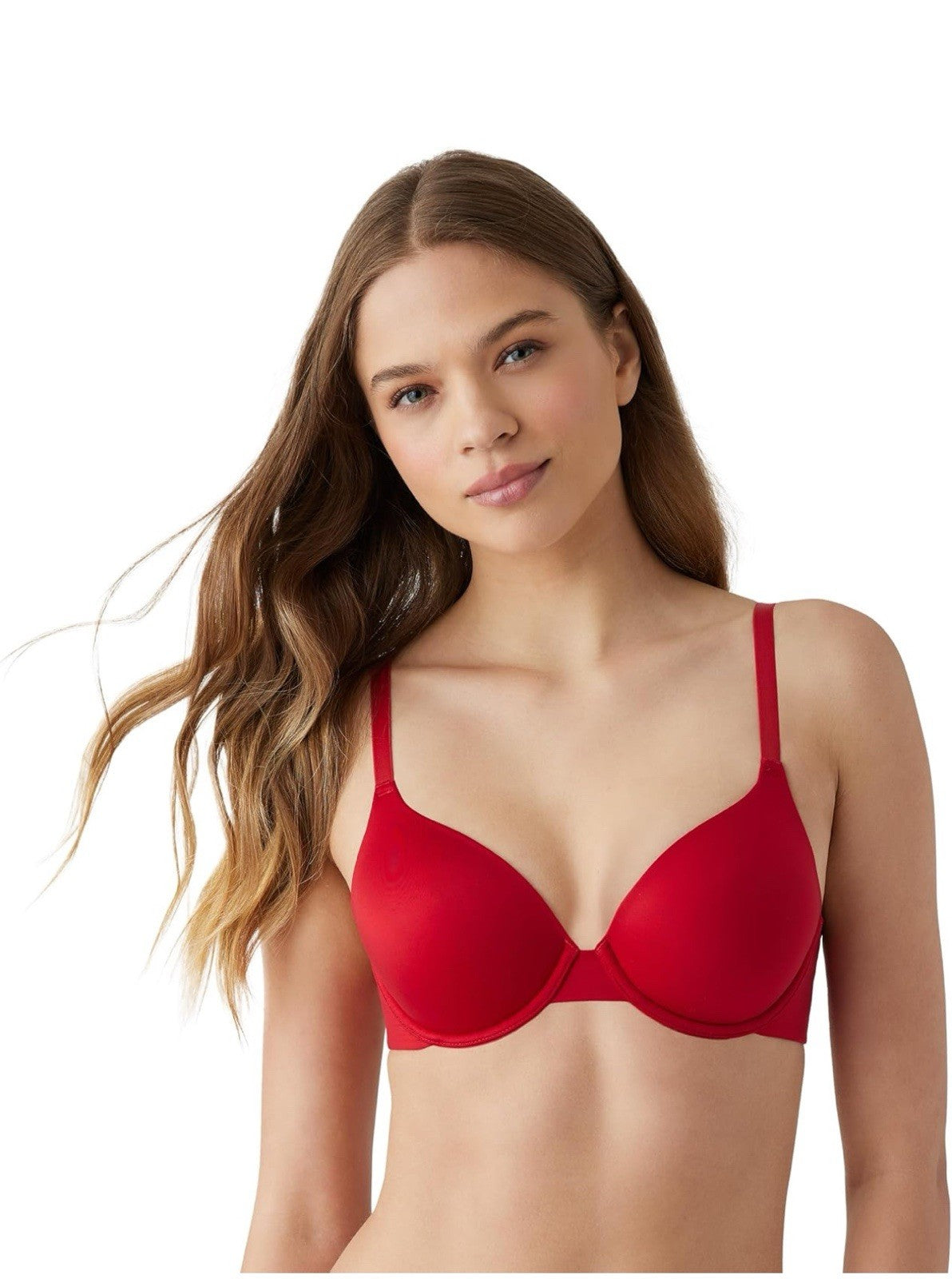 b.tempt'd by Wacoal Red Ultra Soft Underwire Bra Size 34 D