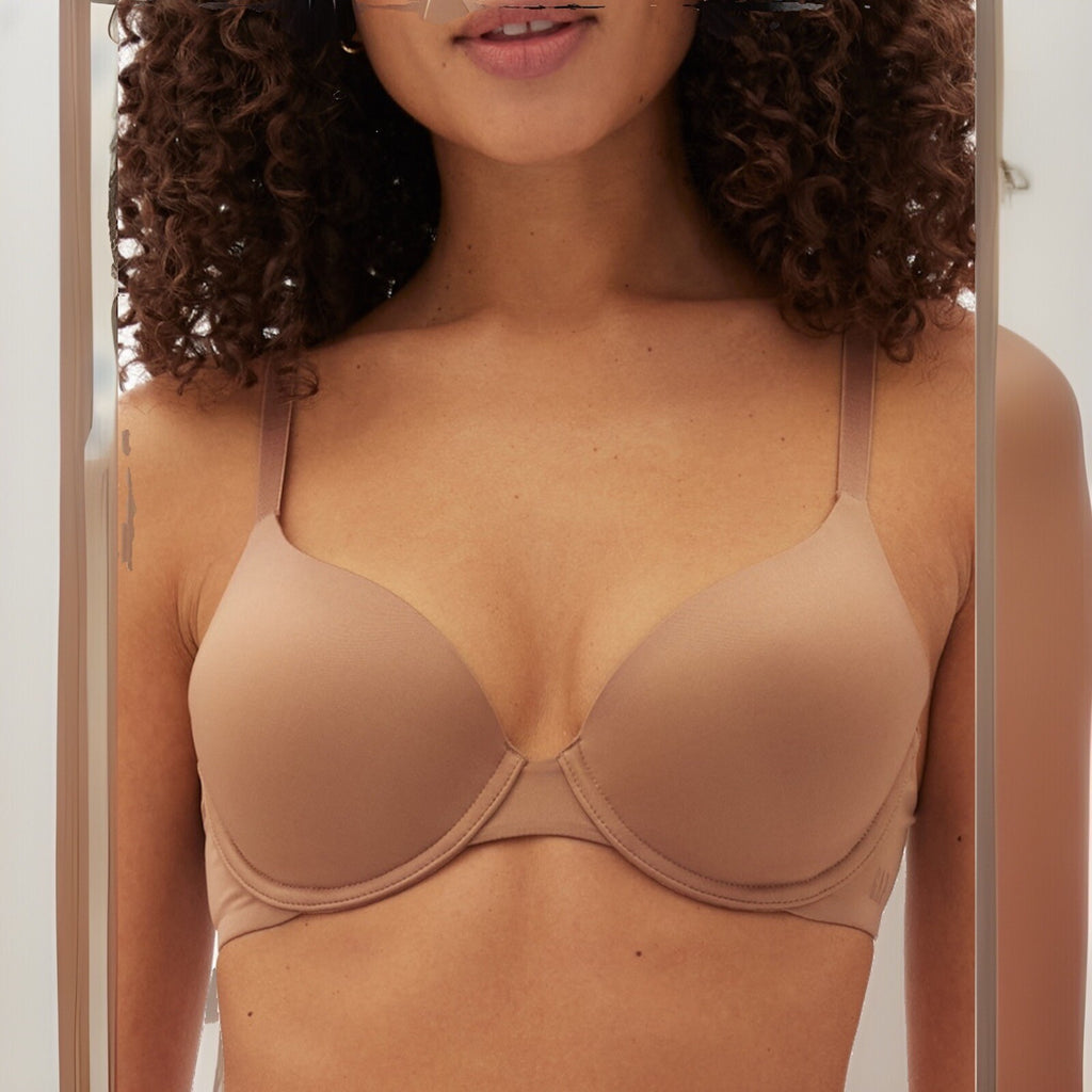 GapBody Women's Everyday Essentials T-Shirt Bra Bronzed Blush, 36DD