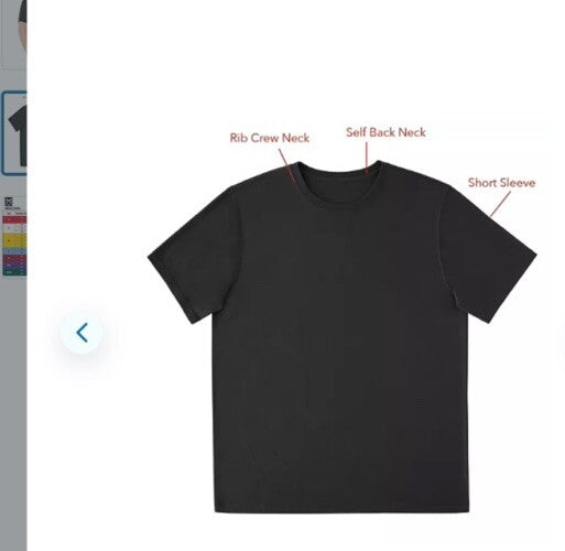 Member's Mark Men's Essential Crew Short Sleeve Tee T-Shirt Black Medium