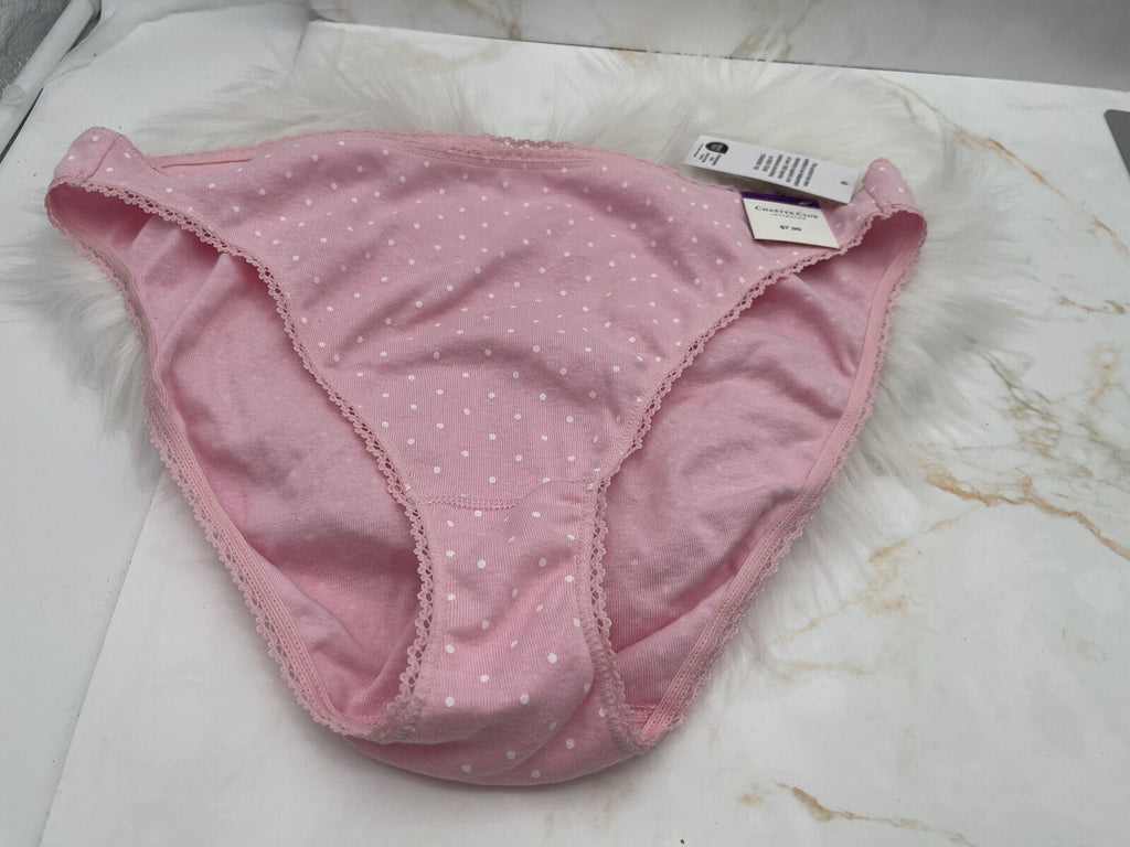 Charter Club Intimates Panty Polka Dots Pink Style 100181114 Small