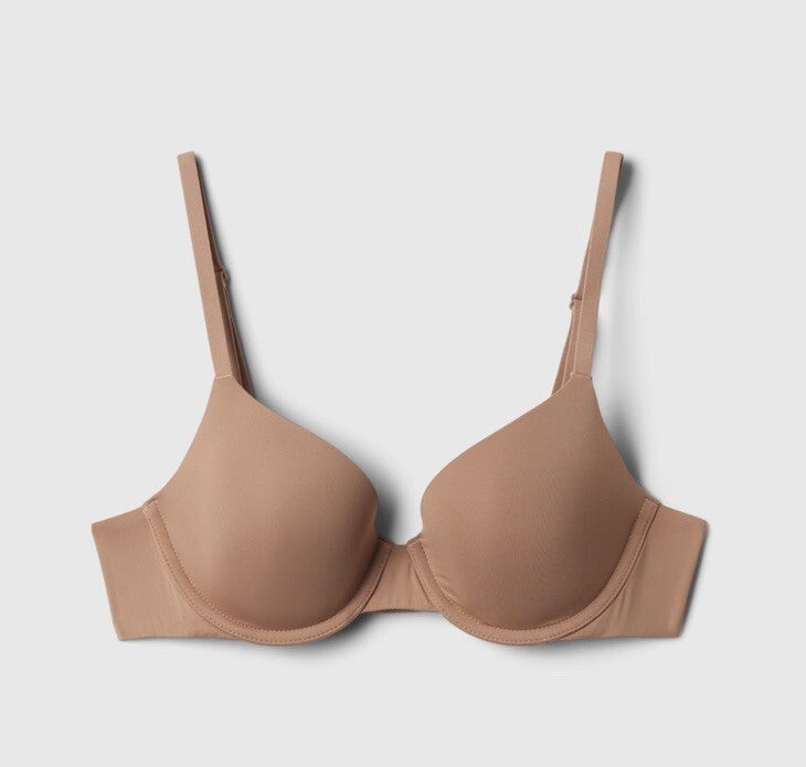 GapBody Everyday T-shirt Bra 32DD Clay Brown 