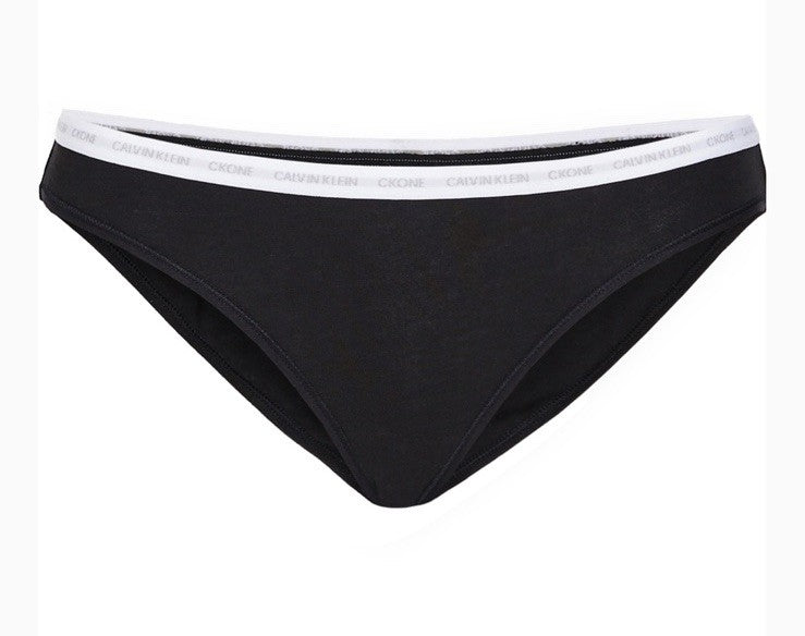 Calvin Klein CK One Cotton Singles Bikini Underwear QD3785 Black S
