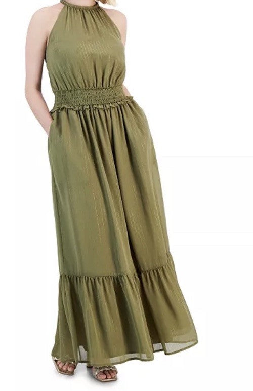 I.N.C. International Concepts Petite Maxi Dress XL Hazy Sage 