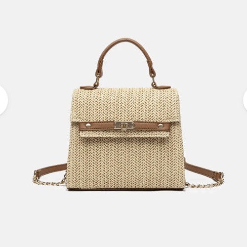 Like Dreams NEO PASTEL STRAW CROSSBODY BAG