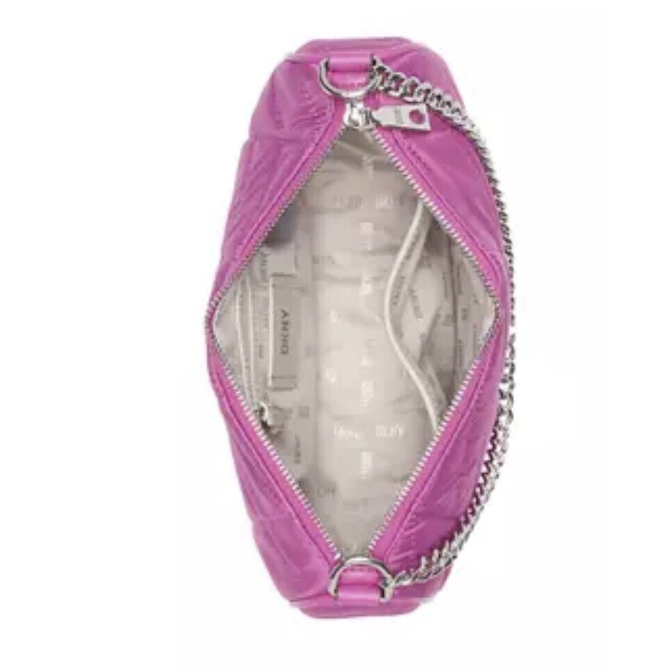 DKNY Bodhi chain quilted nylon women's medium crossbody bag pouch