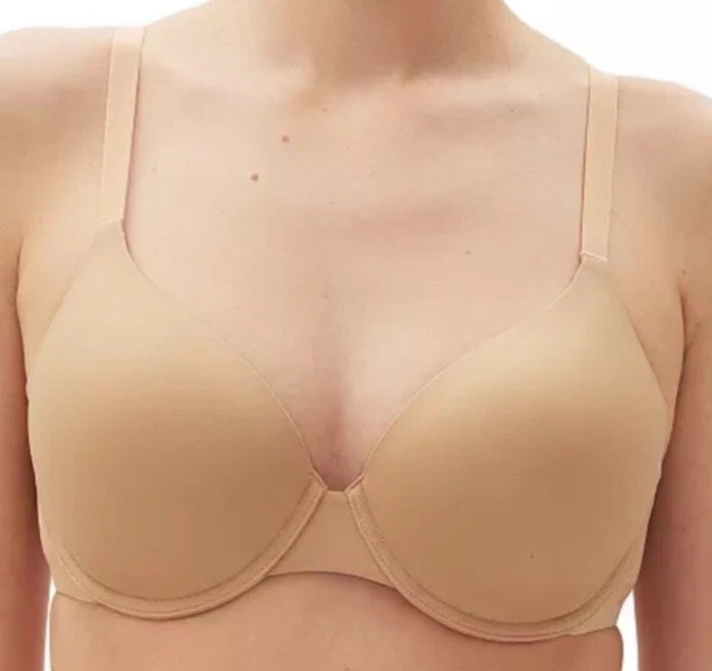Gap GapBody Women's Everyday Essentials T-Shirt Bra-Brush Beige-34DD