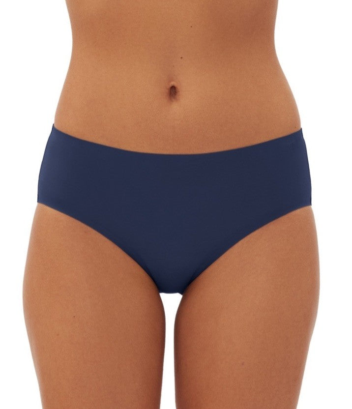GapBody Women's Everyday Essentials Laser Bonded Hipster L Navy