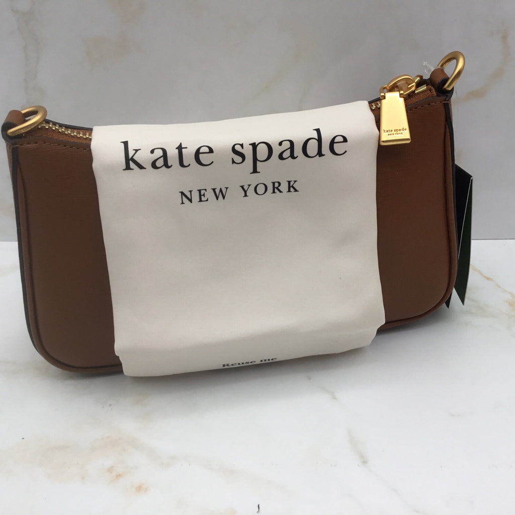 Kate Spade New York Cross Bag No Straps Tan Small 