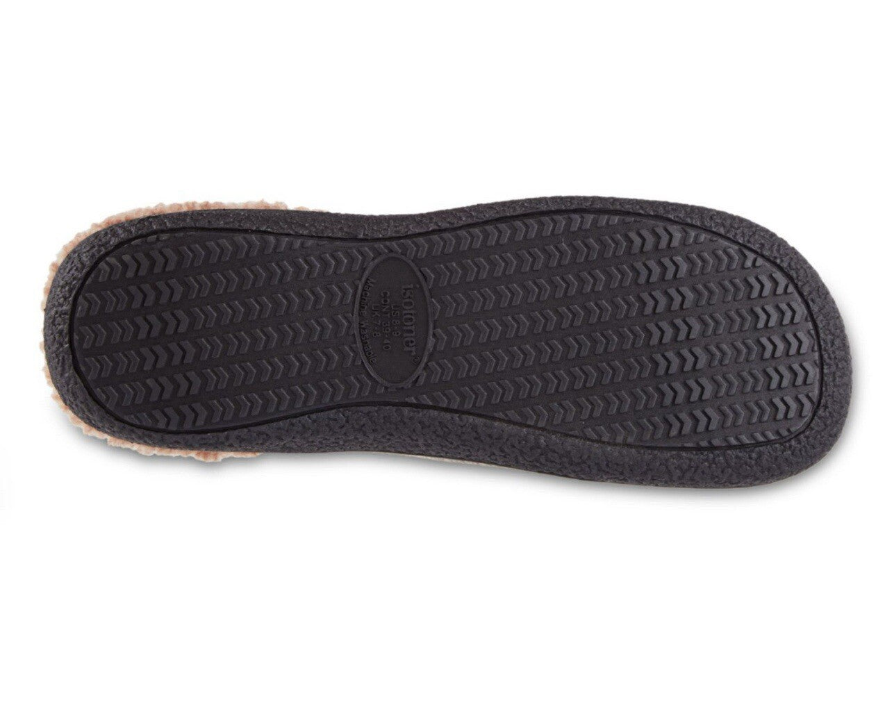 Isotoner Memory Foam Slippers Eco Comfort Dark Chocolate MD XL 11-12