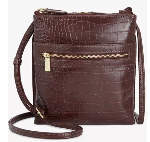 Small Croc Dasher Crossbody, Exclusively at Macy's