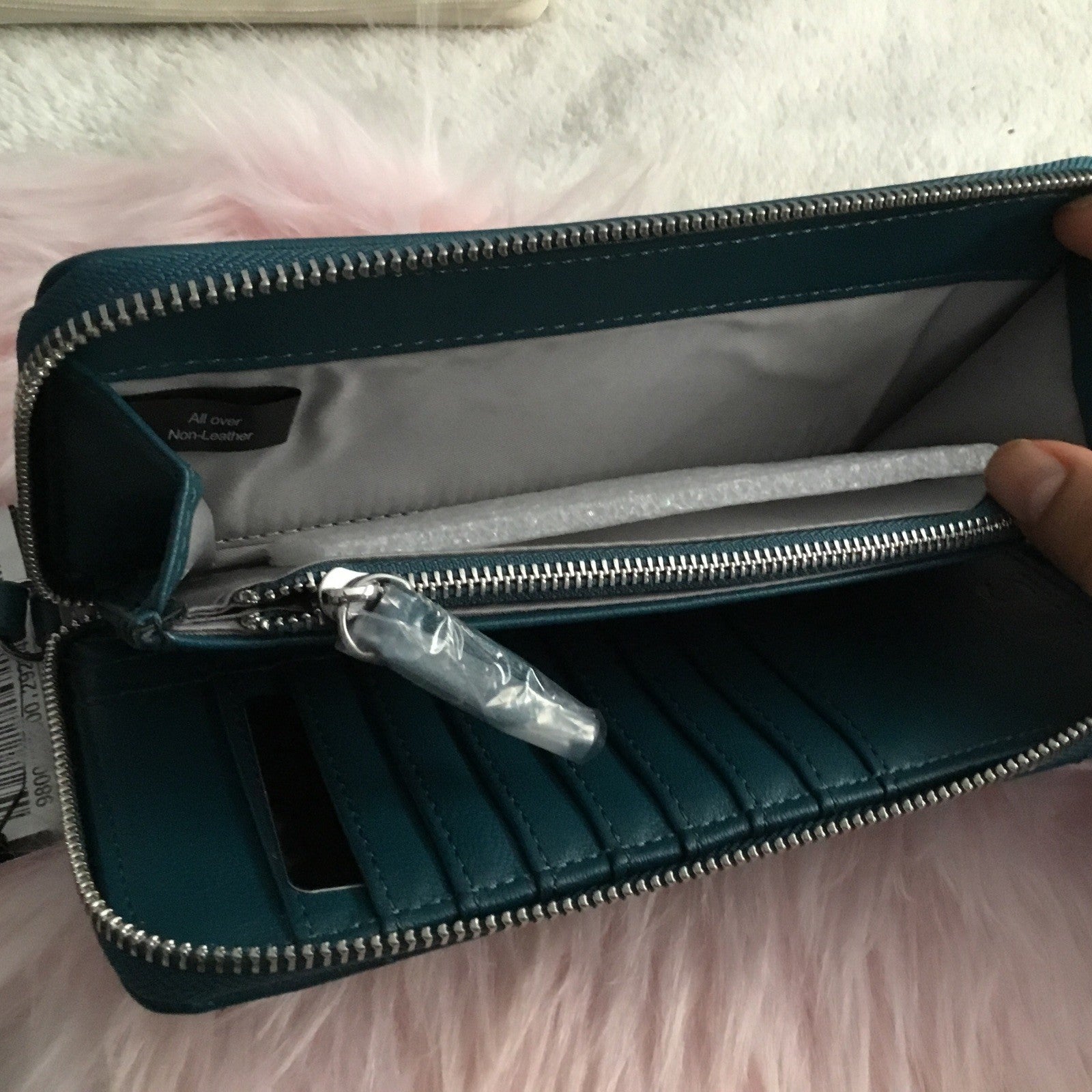 I.N.C. International Concepts Hazell Zip Around Wristlet Gulf Coast 