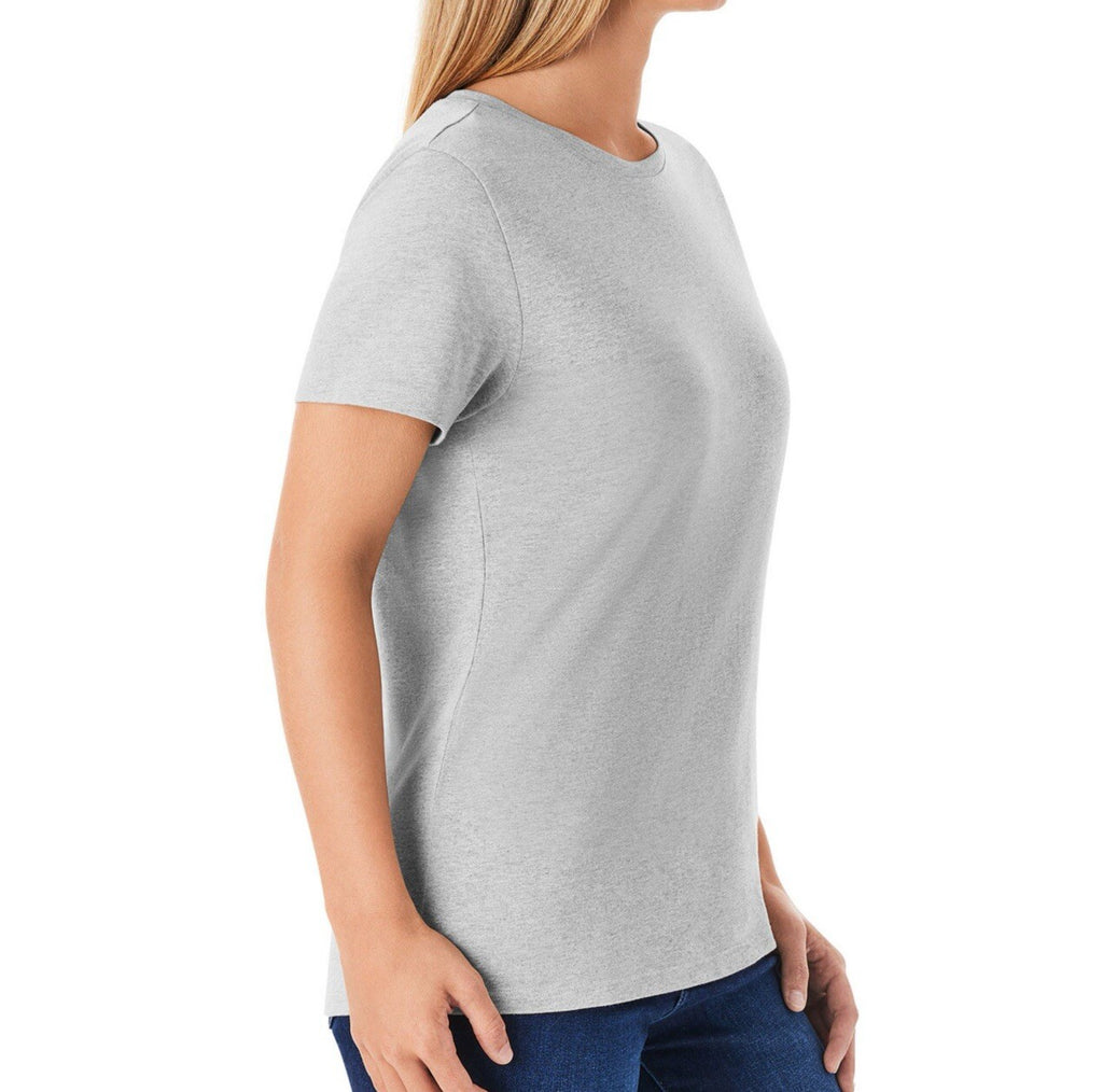 Members Mark Women's Essential Short Sleeve Relaxed Fit Crewneck Tee Size L