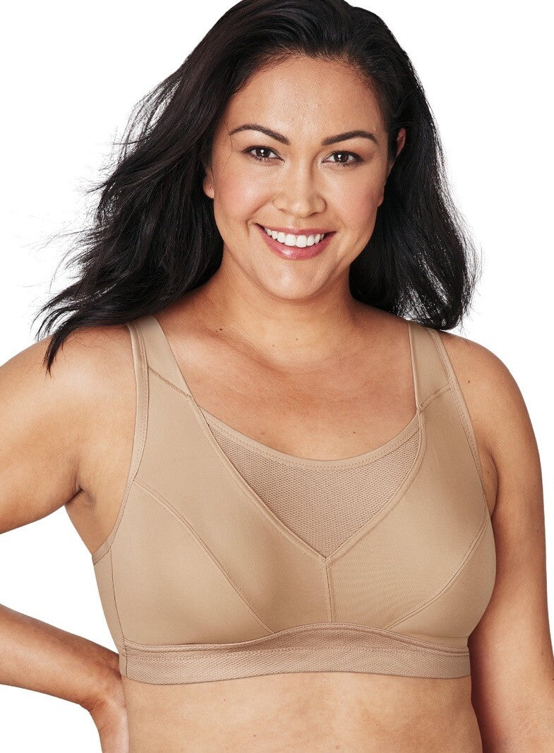 Playtex Women's Secrets Bounce Control Wireless Bra Taupe 42D