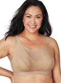 Playtex Women's Secrets Bounce Control Wireless Bra Taupe 42D