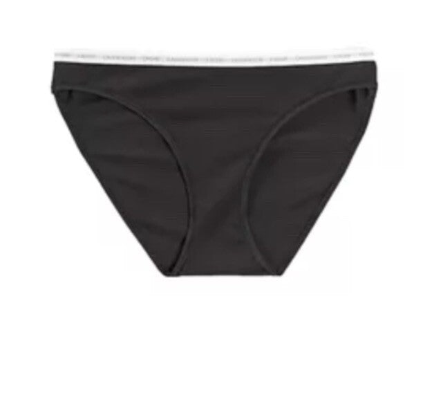 NWT  Calvin Klein  WOMEN'S (LARGE) CK One Cotton Single BIKINI QD3785 - BLACK