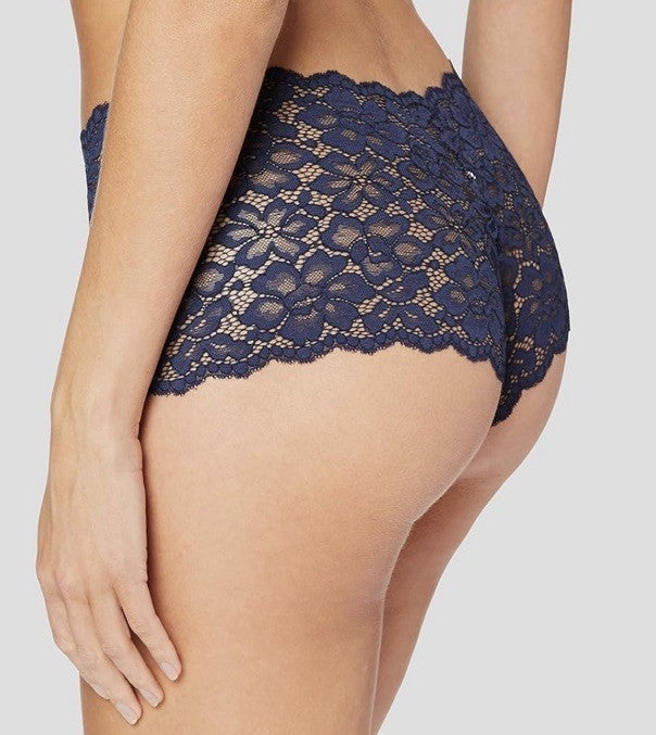 Maidenform Casual Comfort Lace Boyshort Underwear DMCLBS Navy XL 8