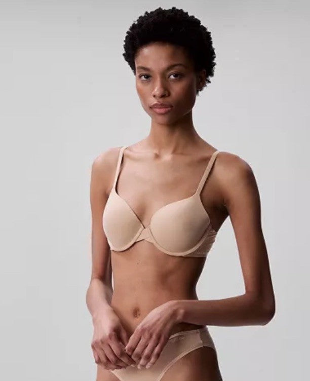 Calvin Klein Perfectly Fit Lightly Lined Full Coverage T-Shirt Bra Bare 32B