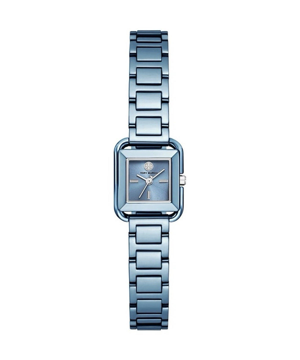 Tory BurchWomen's The Kira Square Multicolor Stainless Steel Bracelet Watch