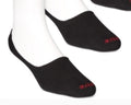Hue Women's 2 Pack Super Soft Sneaker Liners Black One Size 