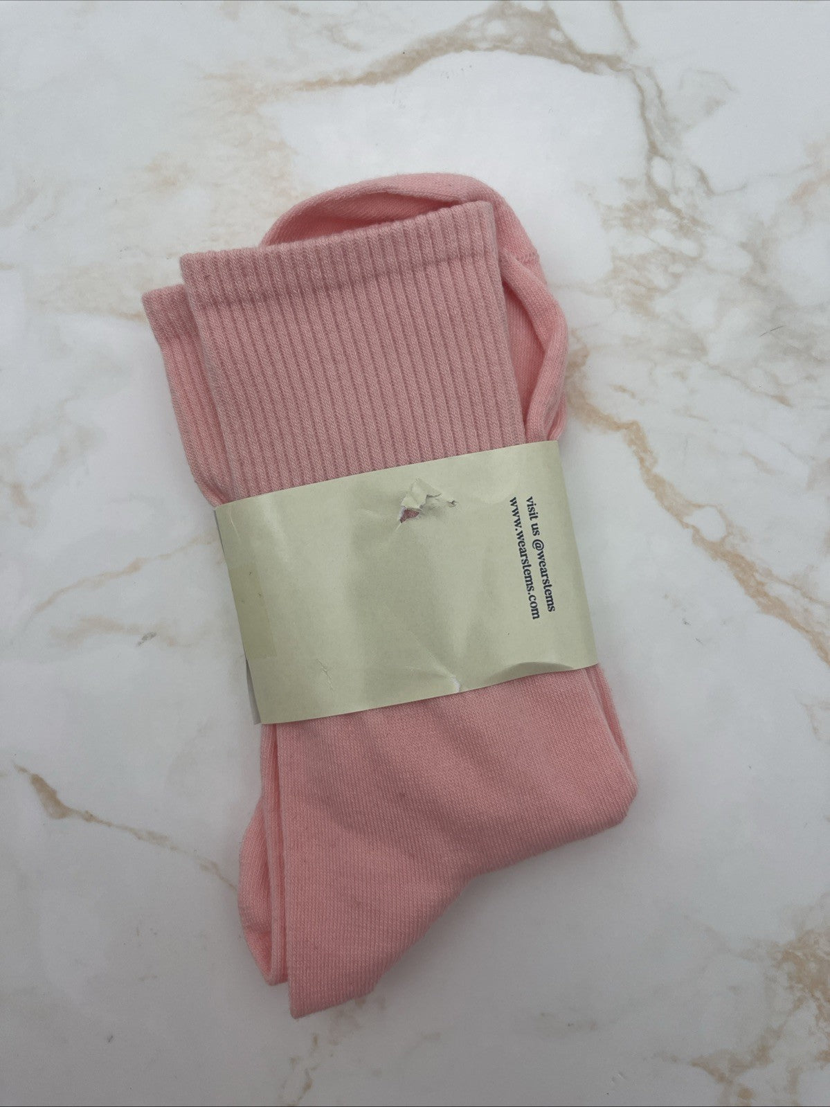 Stems  Womens Socks Pair Pink Sparkle One Size