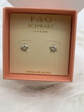 F. A. O Schwarz Sterling Silver Star Earings