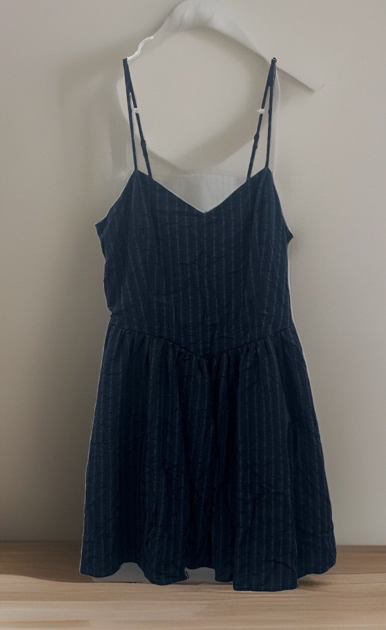 NEW Tinseltown Blue Sweetheart Mini Dress Size Small Fit and Flare Sundress 