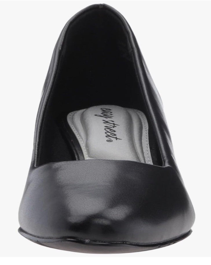 Easy Street Prim Kitten Heel Pumps Black 8 1/2 W
